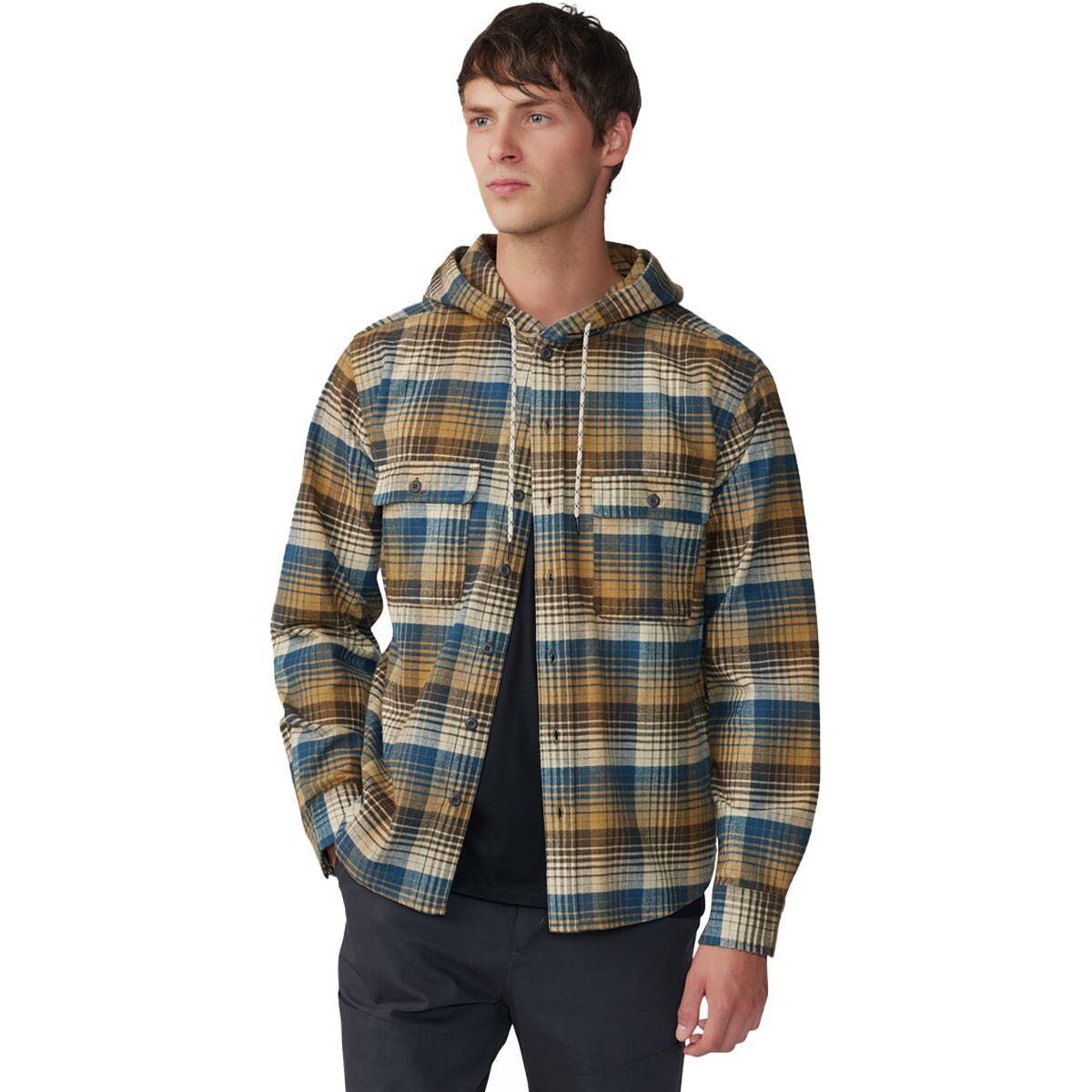 Mountain Hardwear Dusk Creek Hooded Shirt - Men's Ridgeline Glass House Plaid, L