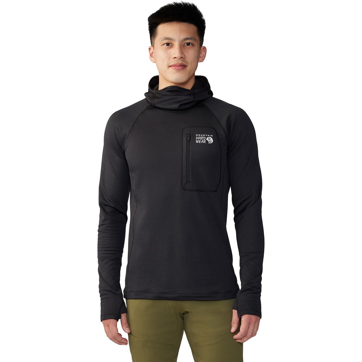 Mountain Hardwear Glacial Trail Hoodie - Men's Black, XXL