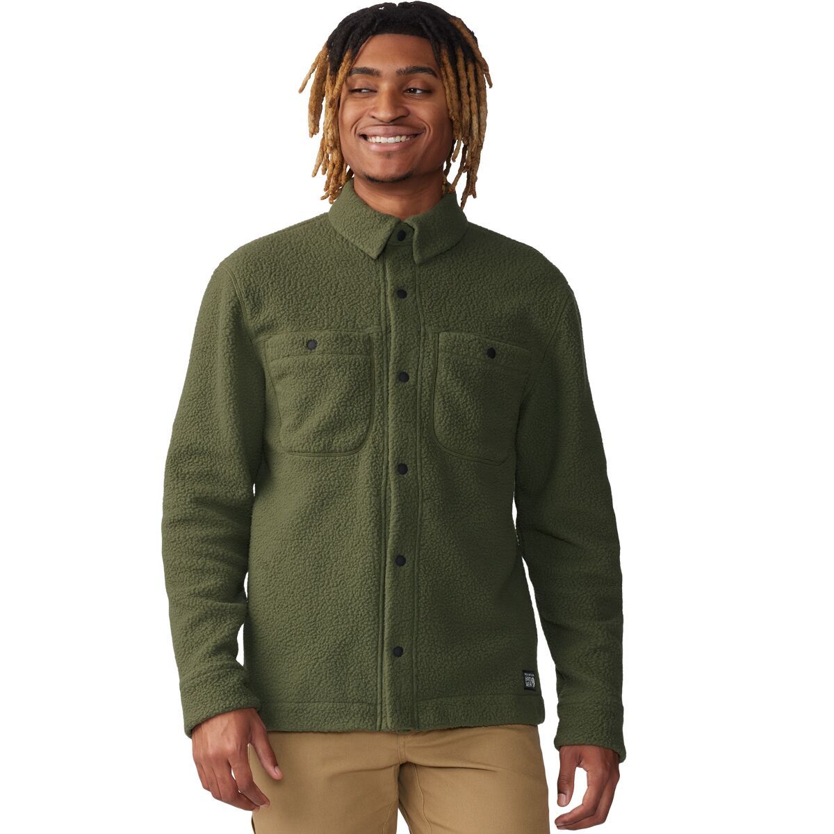 Mountain Hardwear HiCamp Shacket - Men's Surplus Green, XXL