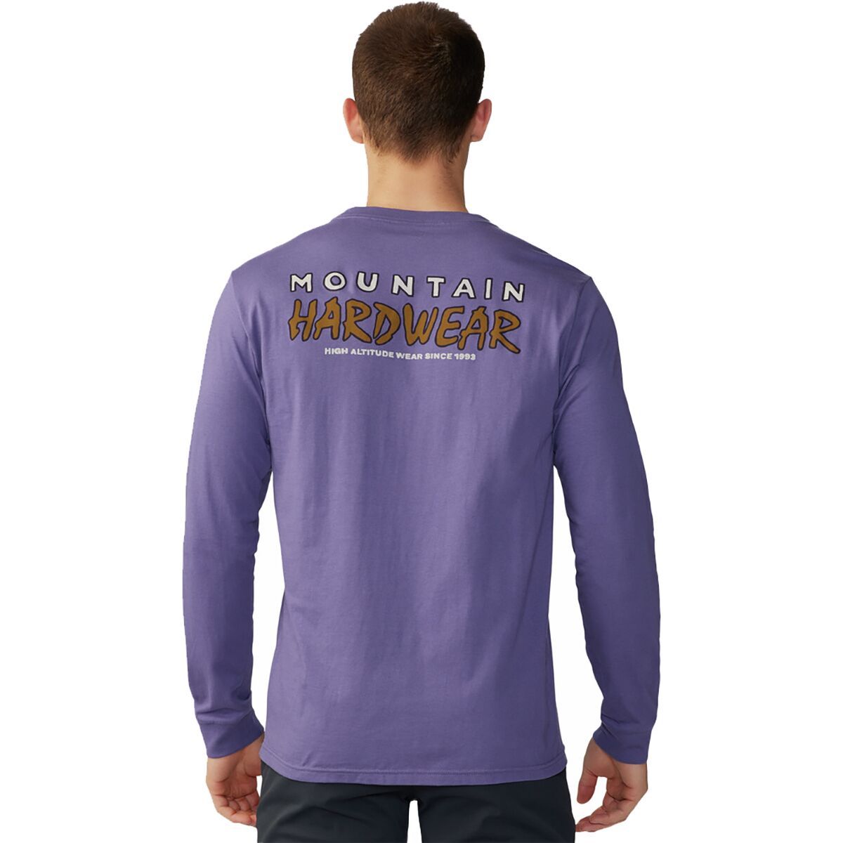 Mountain Hardwear Logo Landscape Long-Sleeve T-Shirt - Men's Allium, S