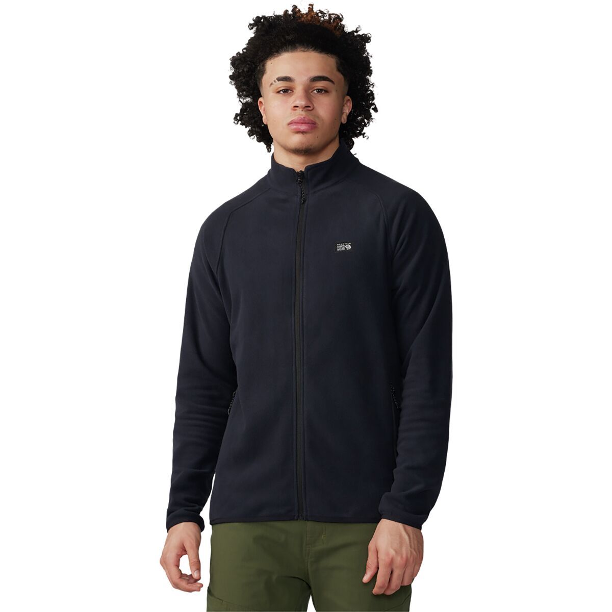 Mountain Hardwear Microchill Full-Zip Jacket - Men's Black, L