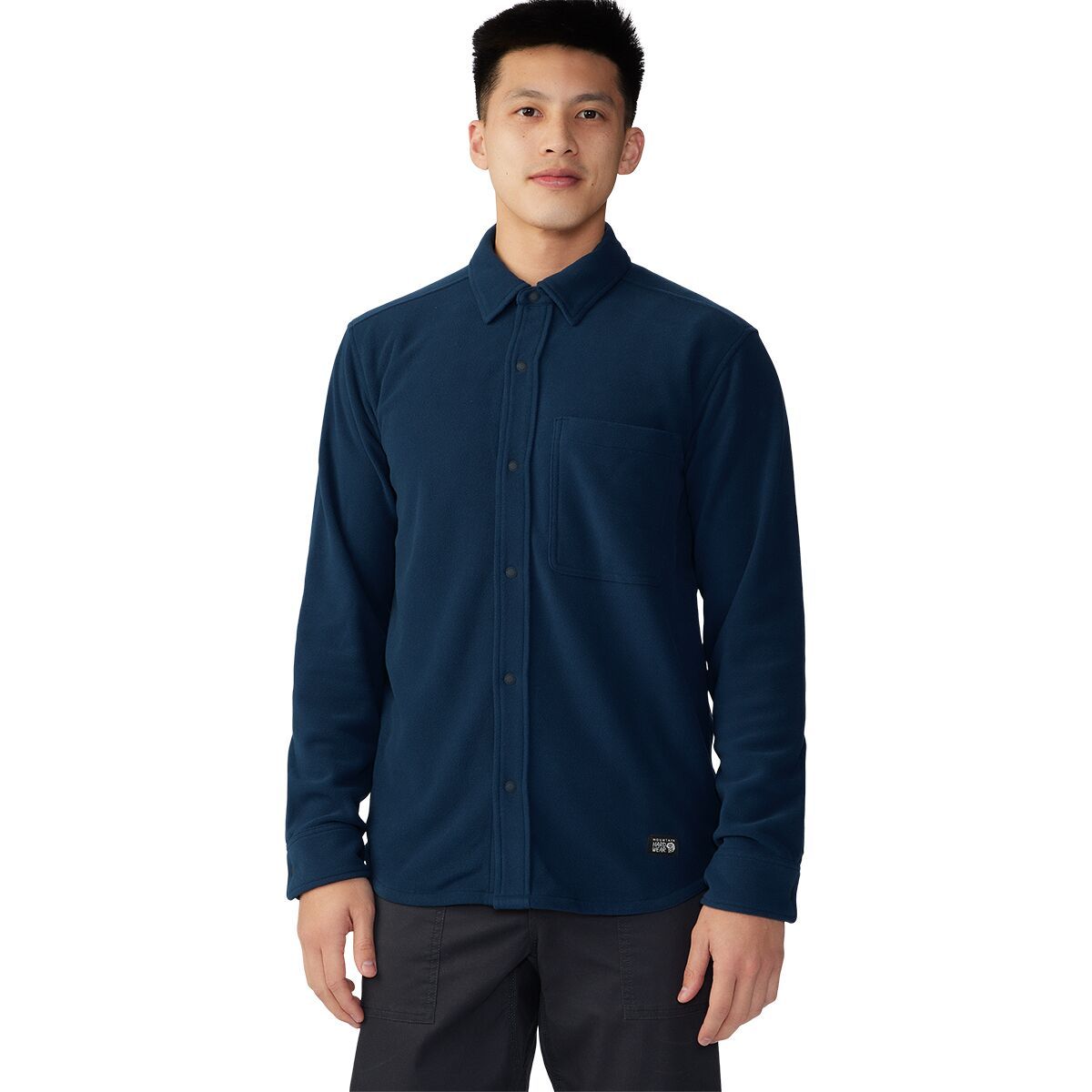 Mountain Hardwear Microchill Long-Sleeve Shirt - Men's Hardwear Navy, XXL