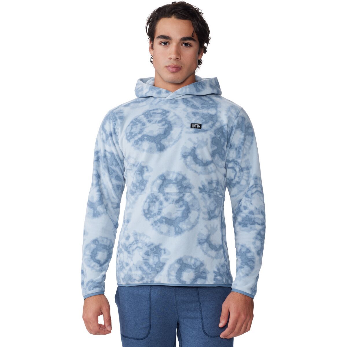 Mountain Hardwear Microchill Hoodie - Men's Element Large Spore Dye Print, XXL