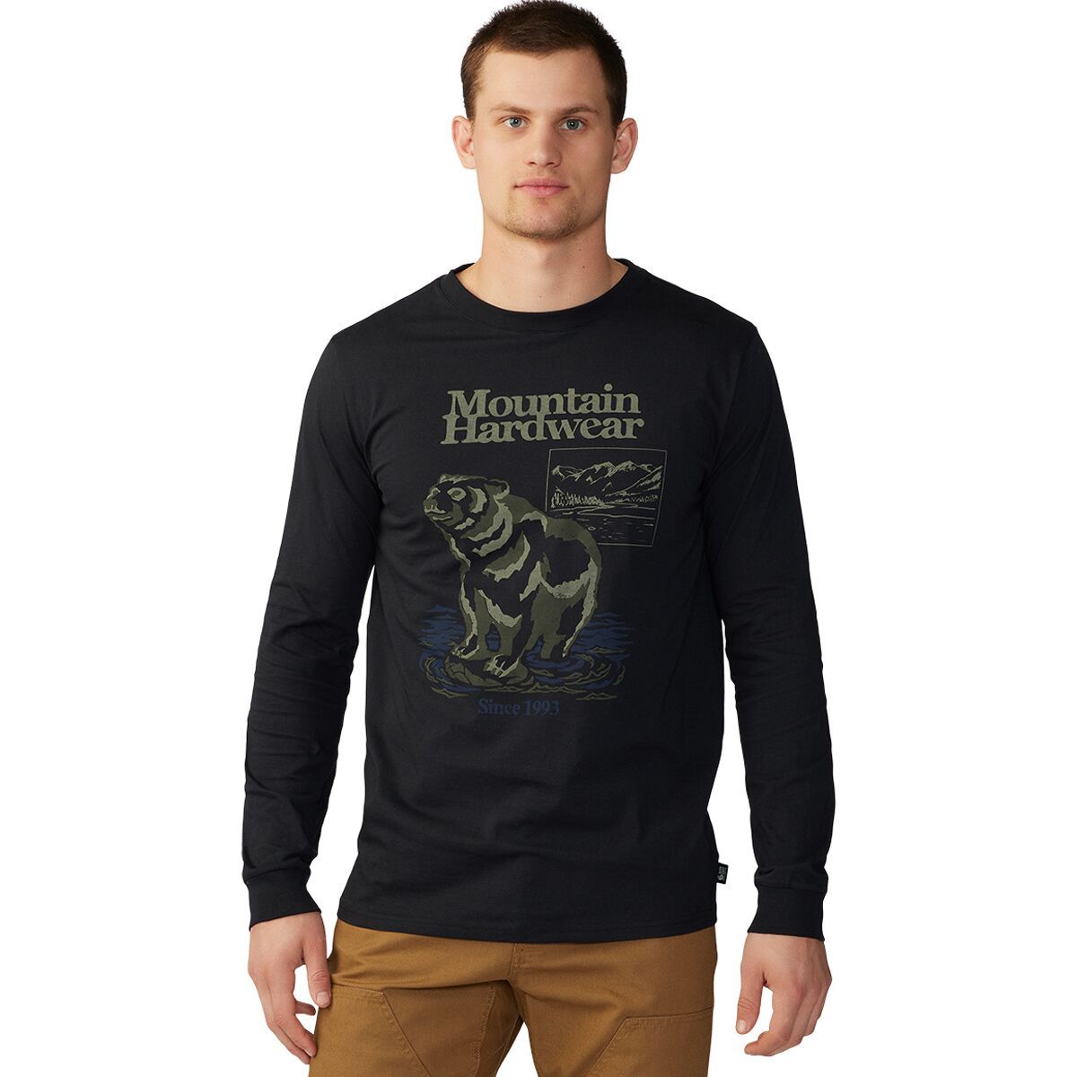 Mountain Hardwear River Bear Long-Sleeve Shirt - Men's Black, S