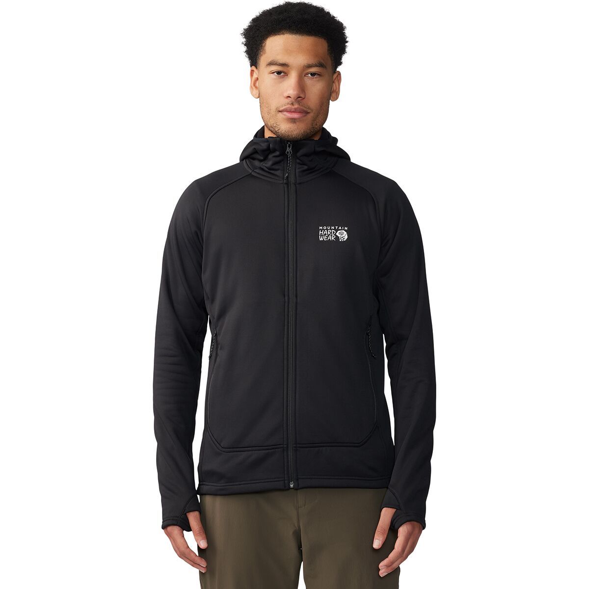 Mountain Hardwear Sendura Hooded Jacket - Men's Black, S