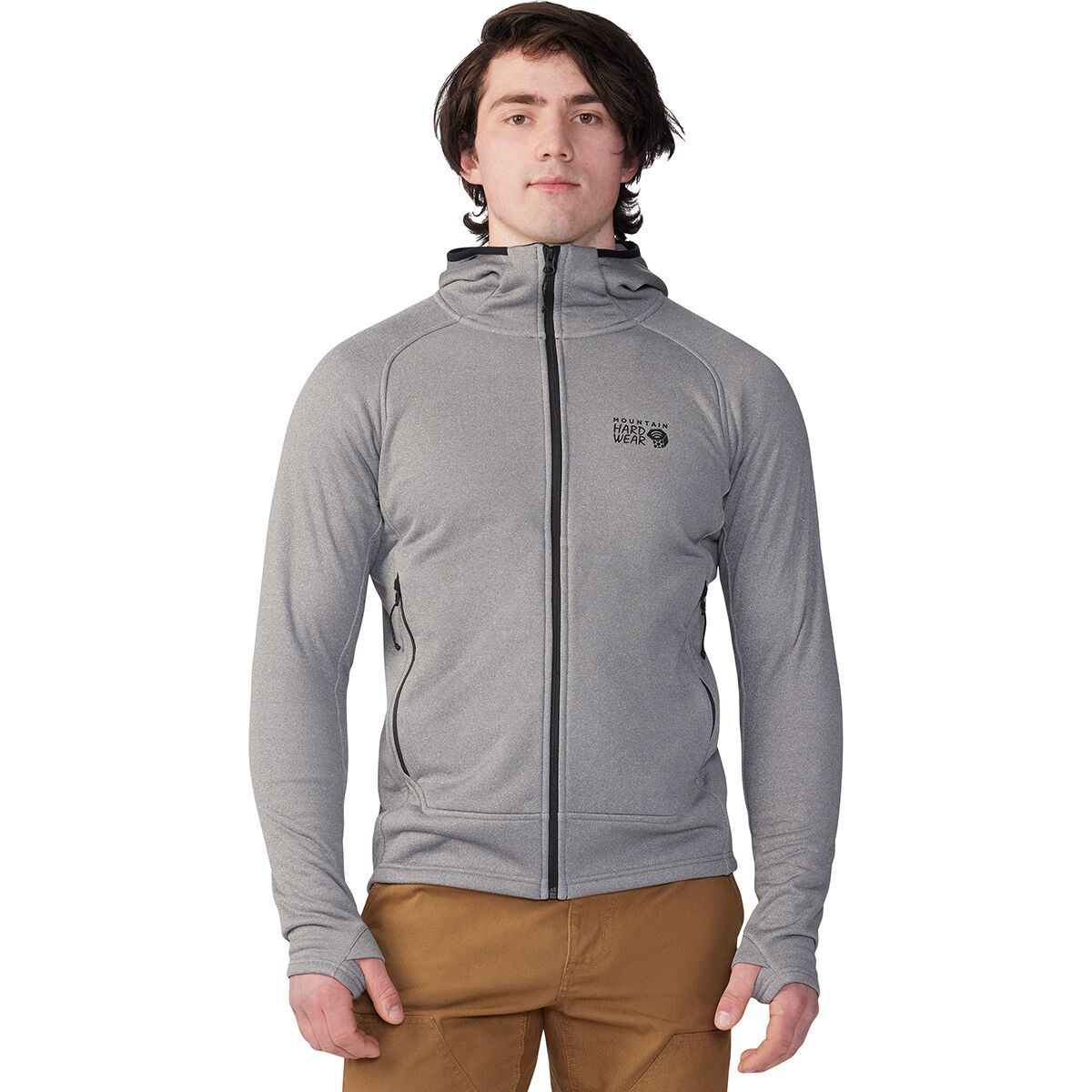 Mountain Hardwear Sendura Hooded Jacket - Men's Foil Grey Heather, XL