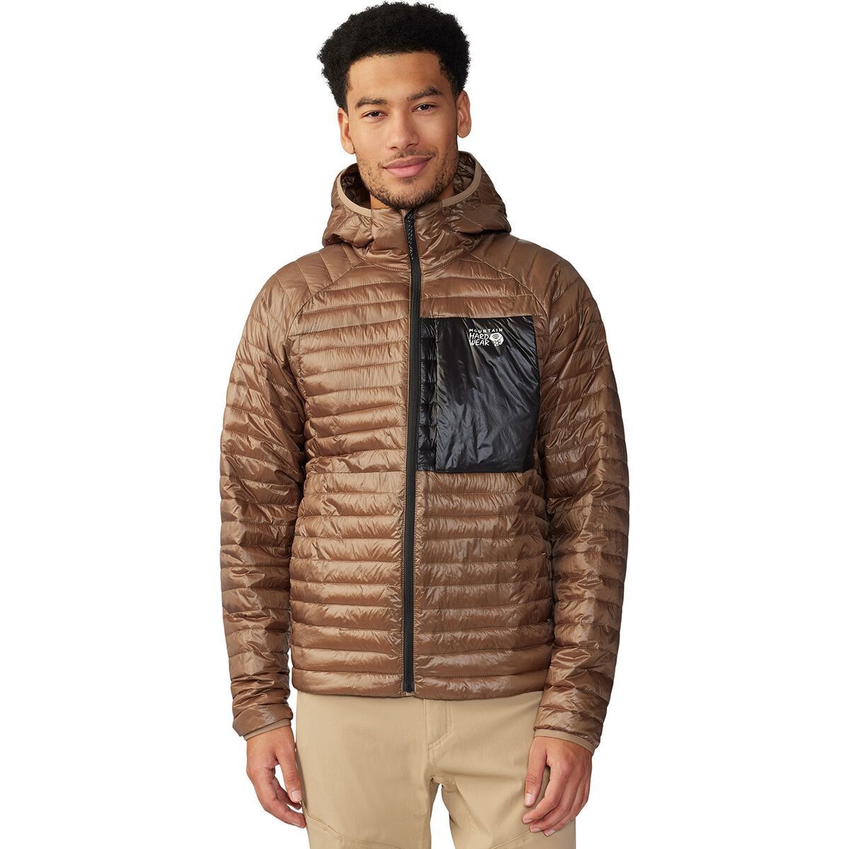 Mountain Hardwear Ventano Hooded Jacket - Men's Trail Dust, L