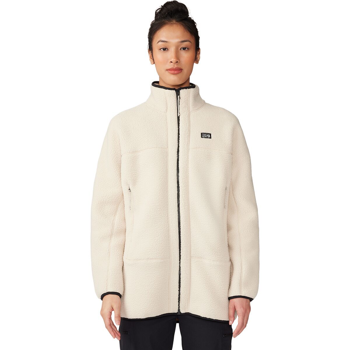 Mountain Hardwear HiCamp Fleece Long Full-Zip Jacket - Women's Wild Oyster, L