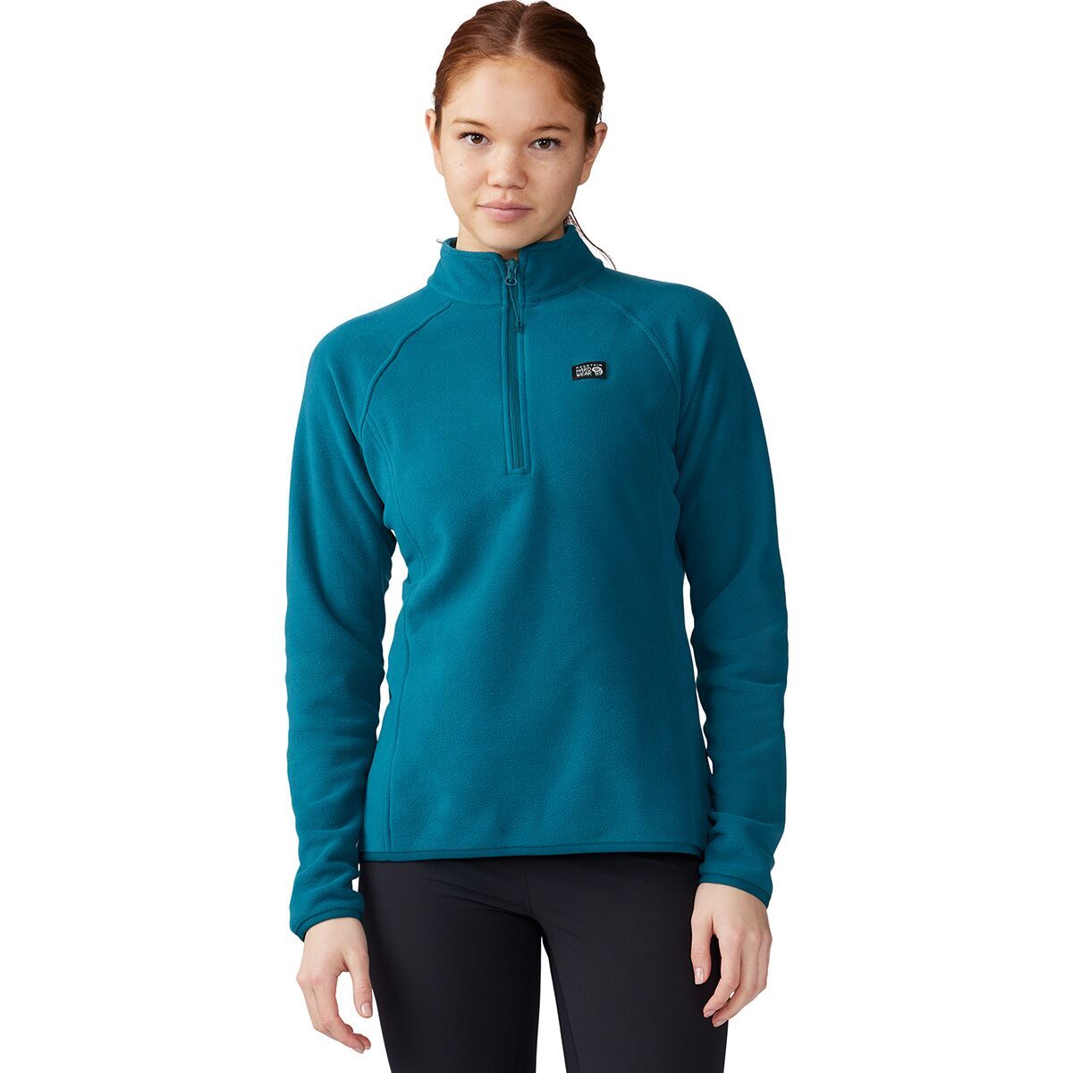 Mountain Hardwear Microchill 1/4-Zip Pullover - Women's Jack Pine, XS