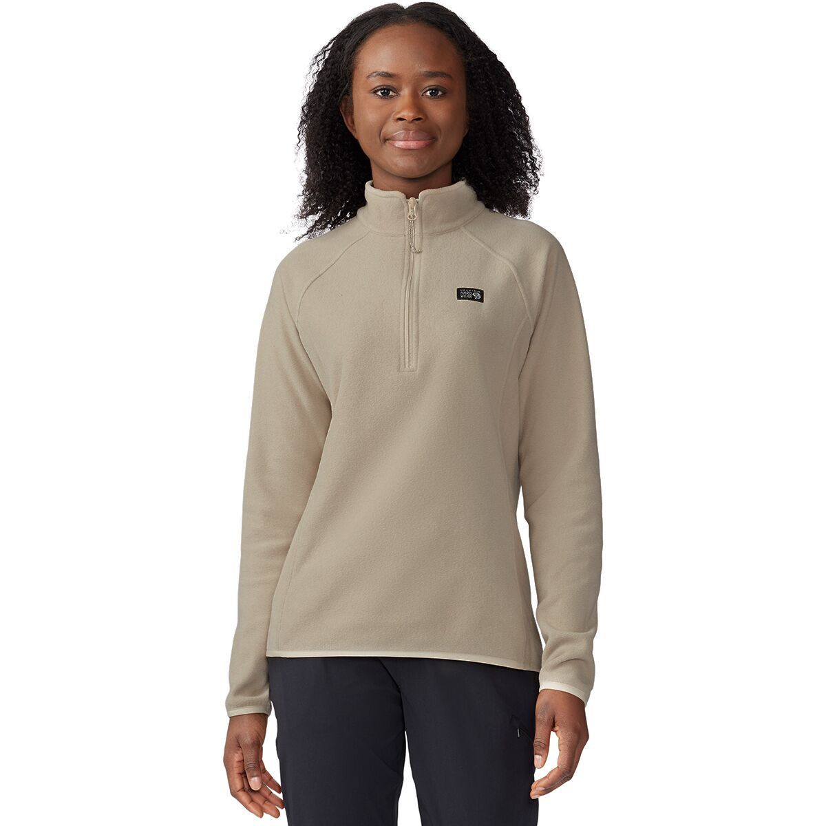 Mountain Hardwear Microchill 1/4-Zip Pullover - Women's Wild Oyster Heather, M