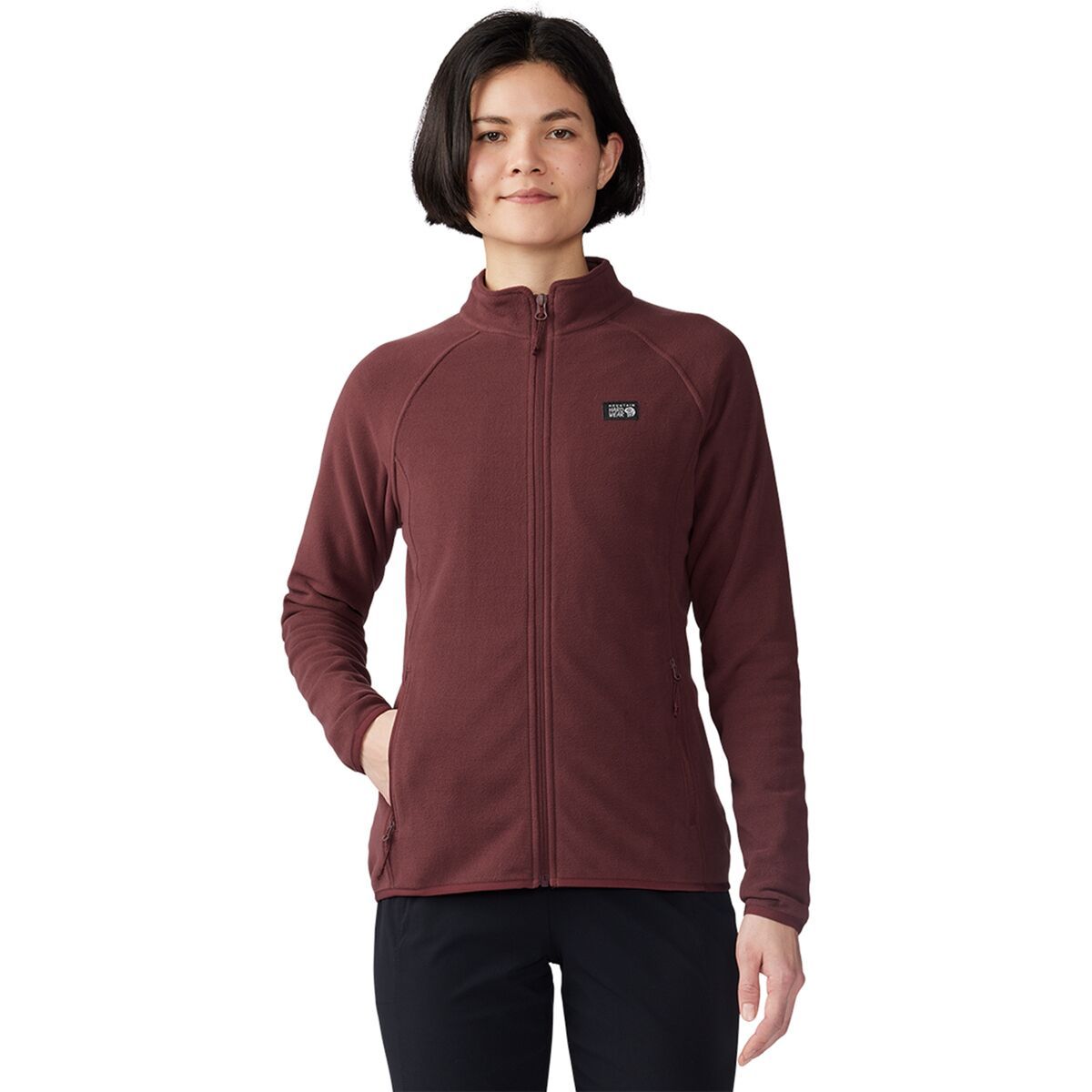 Mountain Hardwear Microchill Full-Zip Jacket - Women's Washed Raisin, XL
