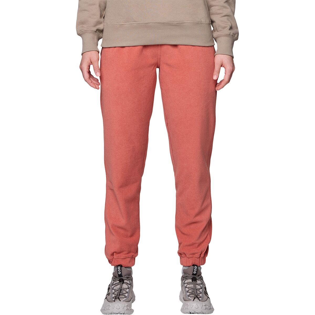 Image of Mountain Hardwear Microchill Jogger - Women's Mars Red Heather, XS/Reg