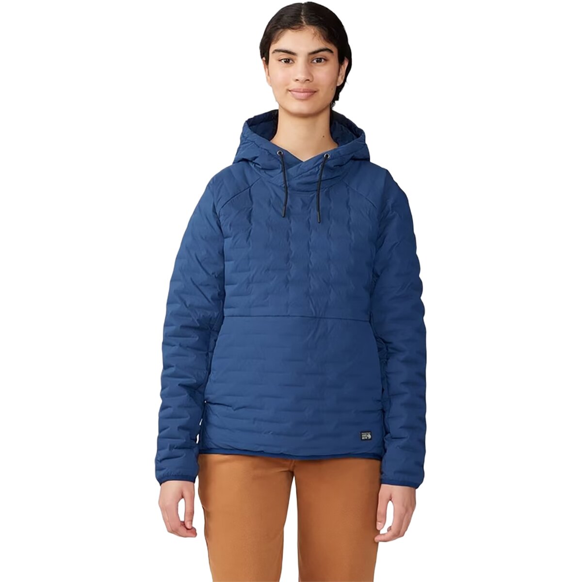 Image of Mountain Hardwear Stretchdown Light Pullover Hoodie - Women's Outer Dark, L