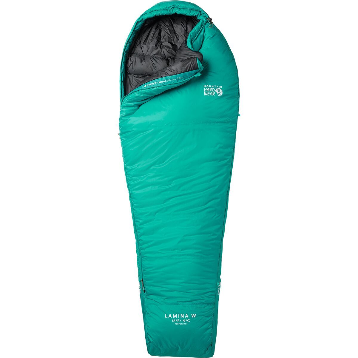 Image of Mountain Hardwear Lamina 15F Sleeping Bag - Women's Synth Green, Reg/Left Zip