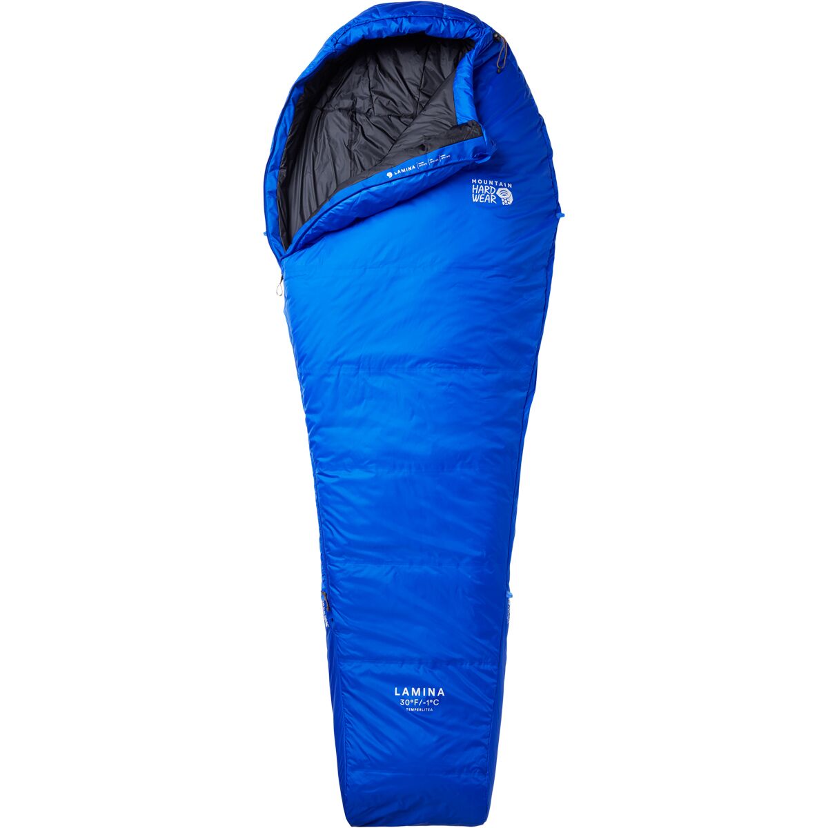 Image of Mountain Hardwear Lamina 30F Sleeping Bag Bright Island Blue, Long/Left Zip