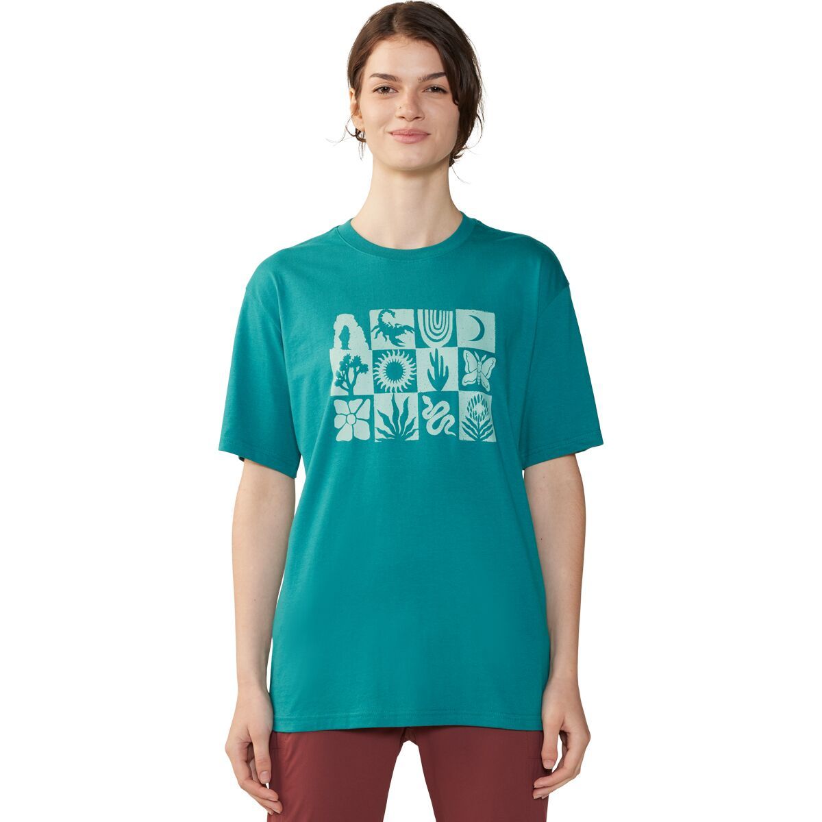 Mountain Hardwear Desert Check Boxy Short-Sleeve Top - Women