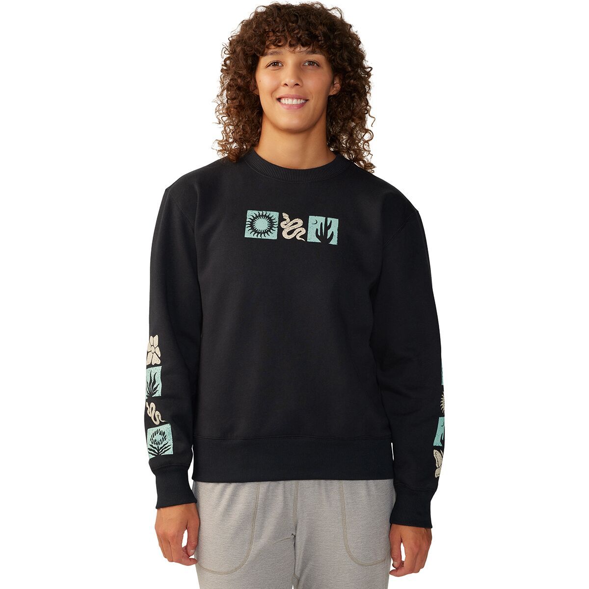 Mountain Hardwear Desert Check Pullover Crew Sweatshirt - Women