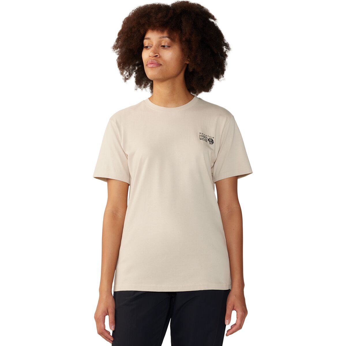 Image of Mountain Hardwear MHW Logo In A Box Short-Sleeve Top - Women's Wild Oyster, M