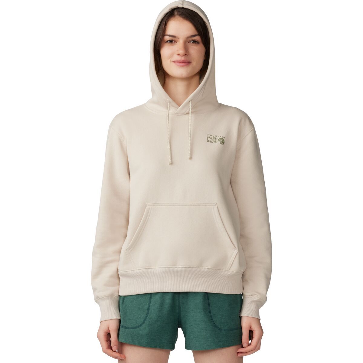 Image of Mountain Hardwear MHW Logo Pullover Hoodie - Women's Wild Oyster, L