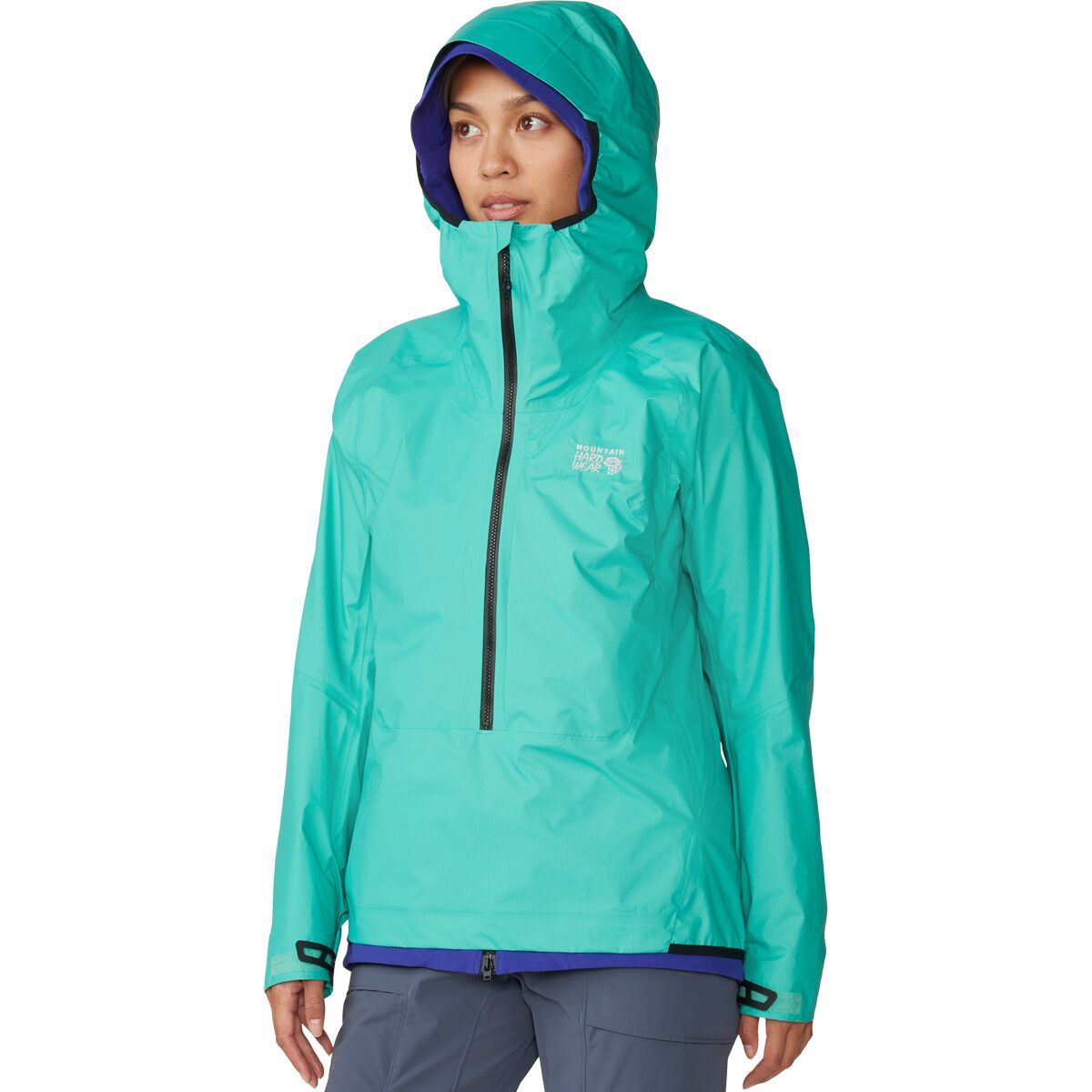 Image of Mountain Hardwear Premonition UL Anorak - Women's Bio Green, M