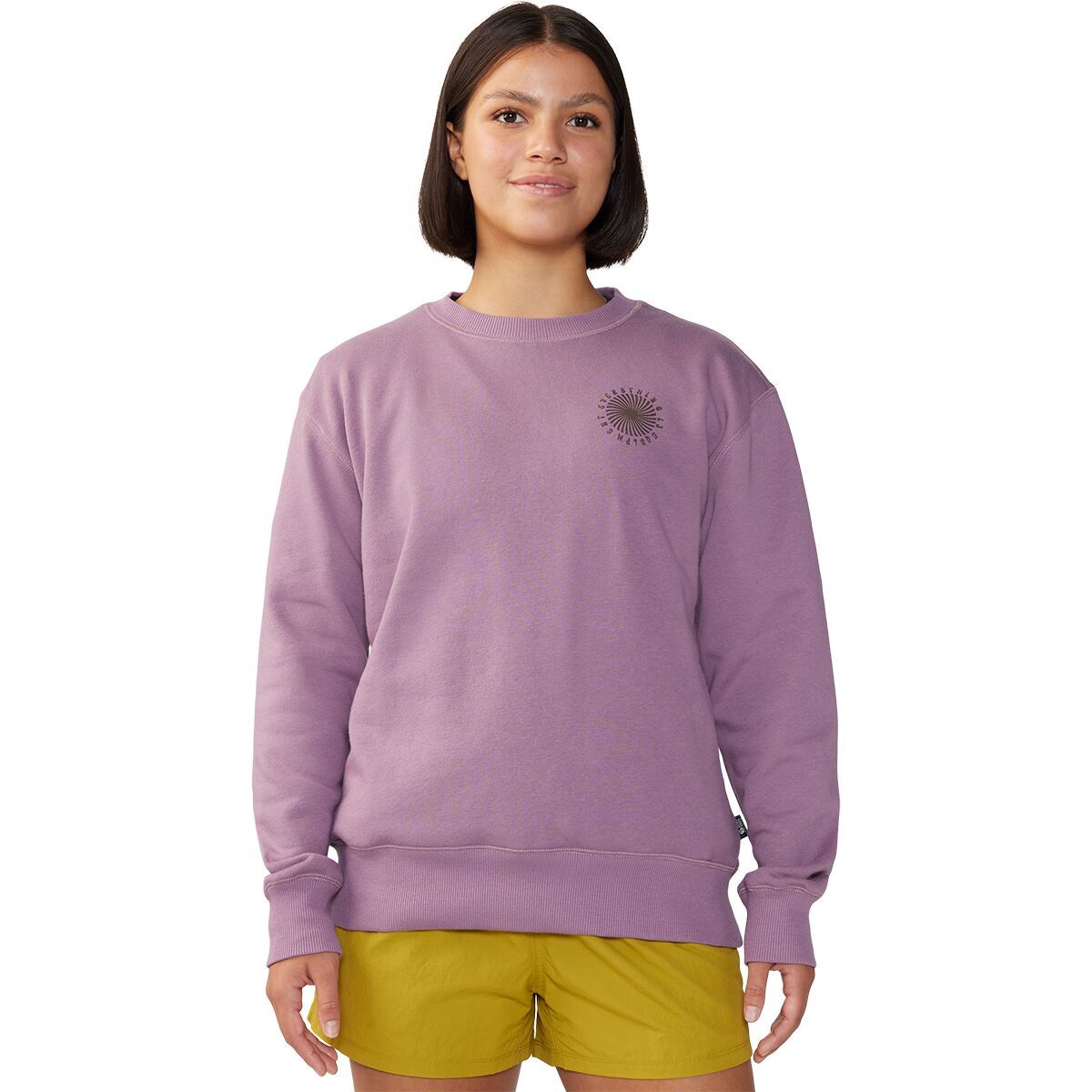 Image of Mountain Hardwear Spiral Pullover Crew Sweatshirt - Women's Dark Daze, S