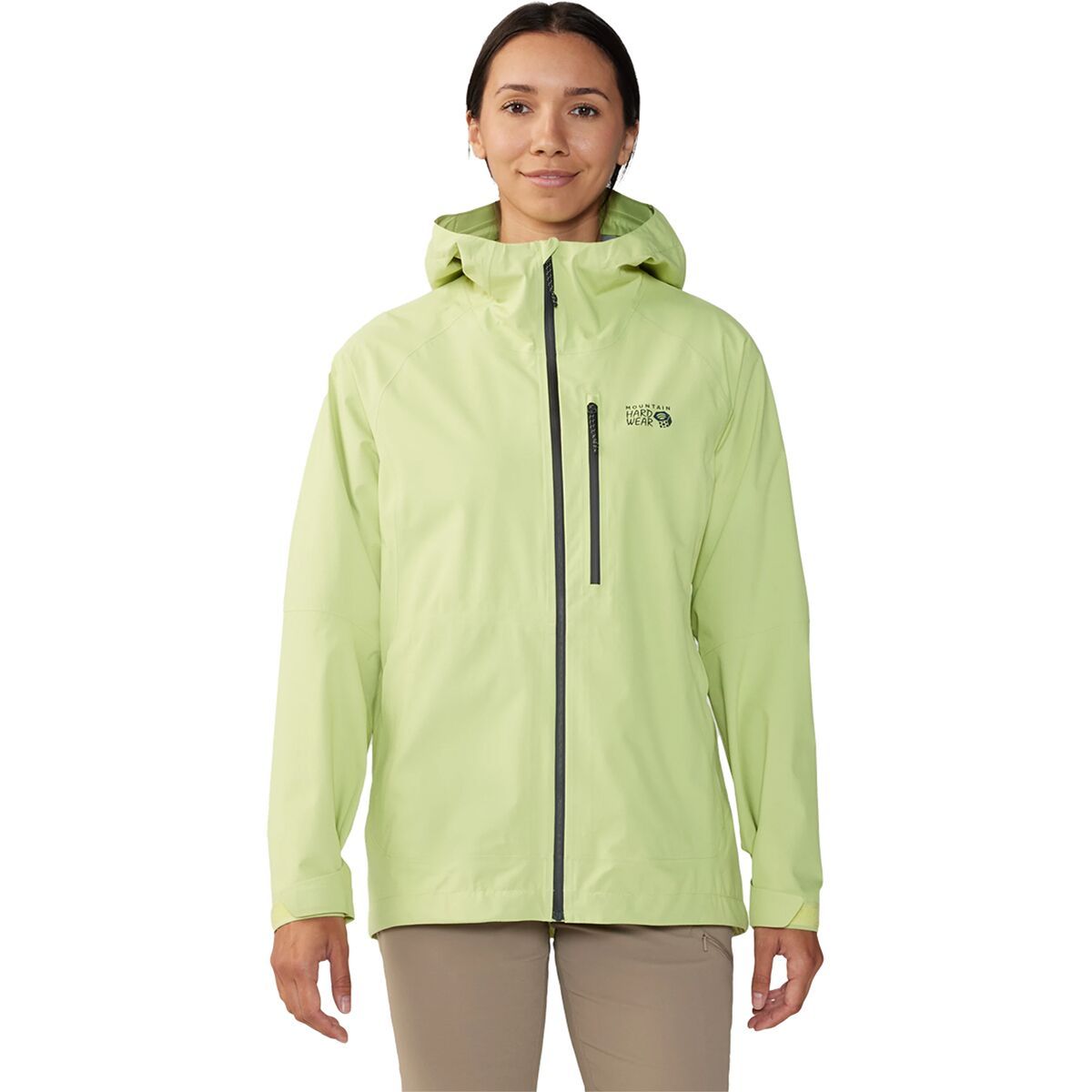 Image of Mountain Hardwear Stretch Ozonic Jacket - Women's Light Sun, S