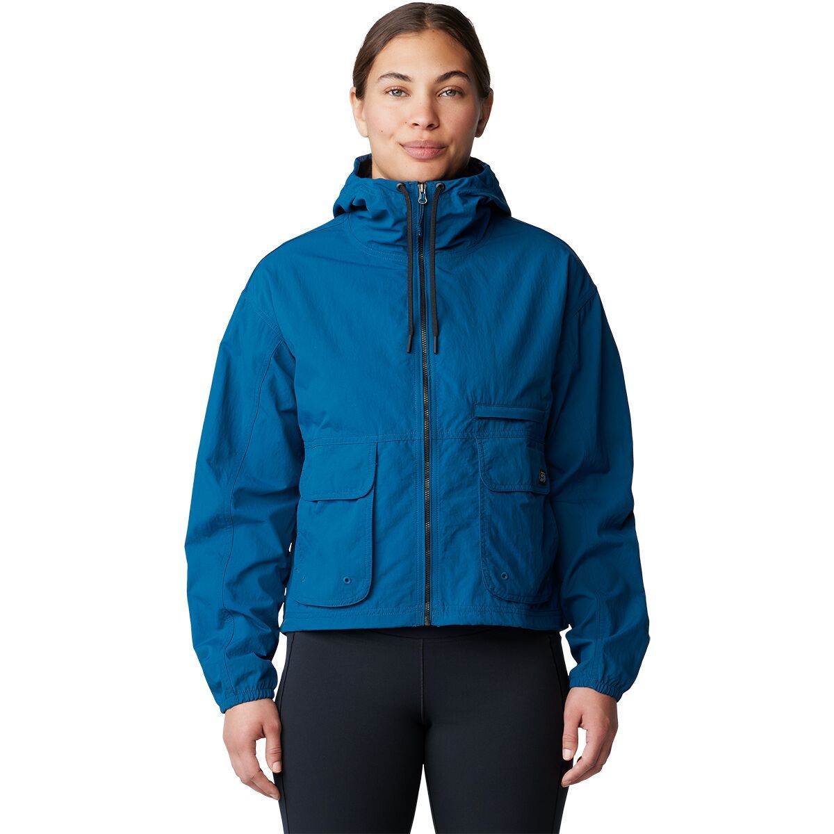 Image of Mountain Hardwear Stryder Full Zip Jacket - Women's Dark Caspian, M