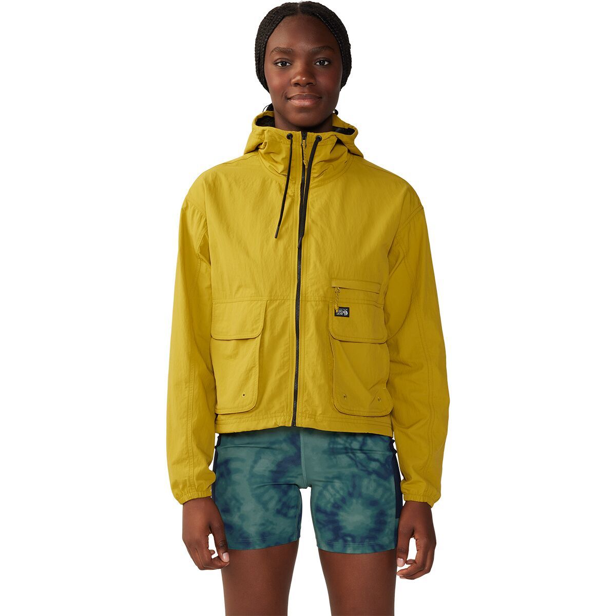 Image of Mountain Hardwear Stryder Full Zip Jacket - Women's Dark Citron, M