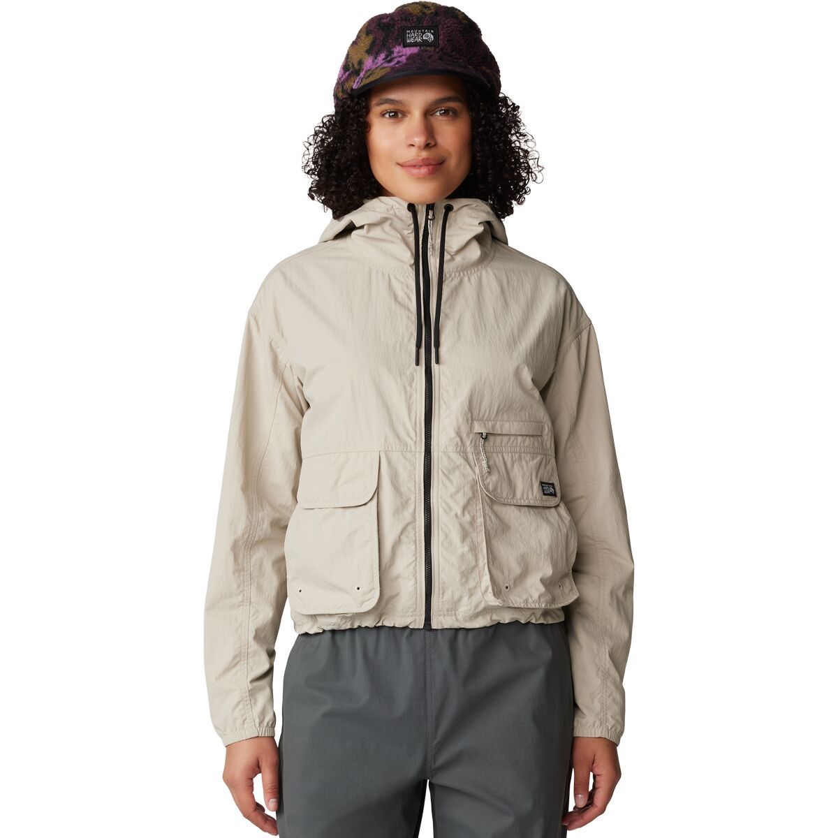 Mountain Hardwear Stryder Full Zip Jacket - Women's Oyster Shell, XS
