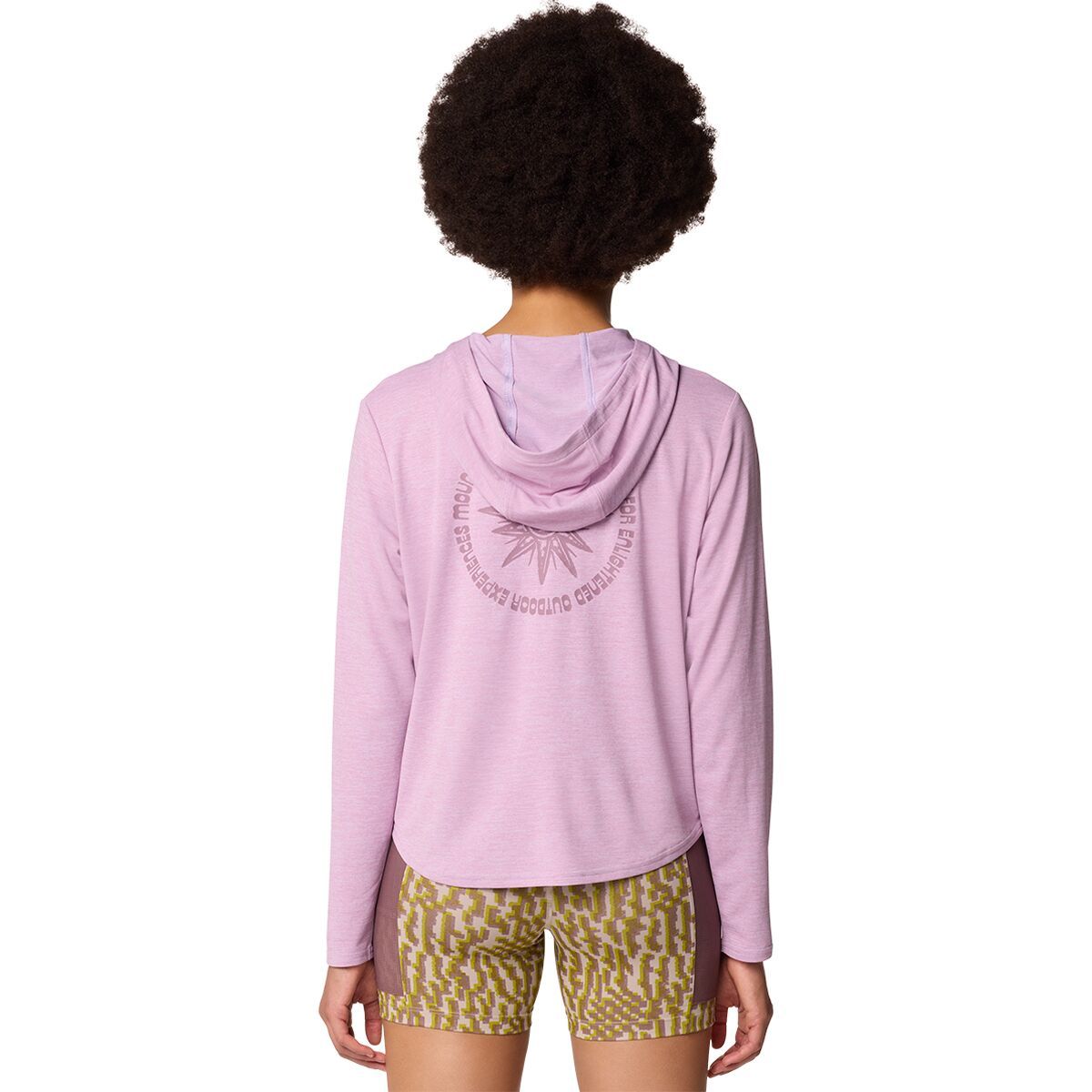 Mountain Hardwear Sunblocker Long Sleeve Hoodie - Women's Wisteria Heather, S