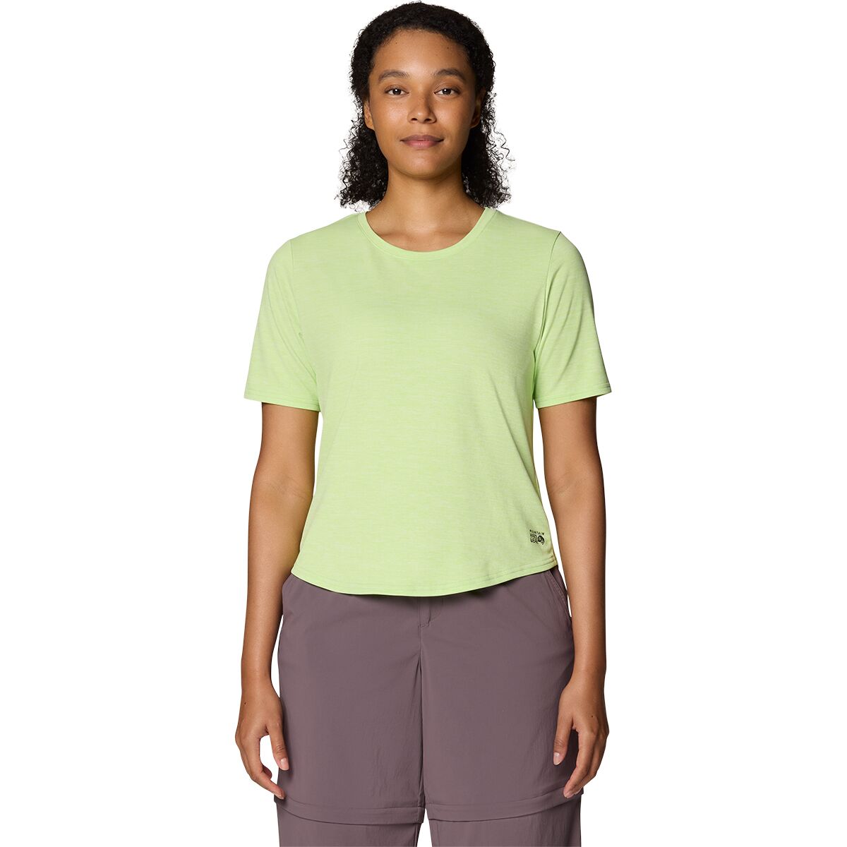 Image of Mountain Hardwear Sunblocker Short-Sleeve Top - Women's Frozen In Lime, S