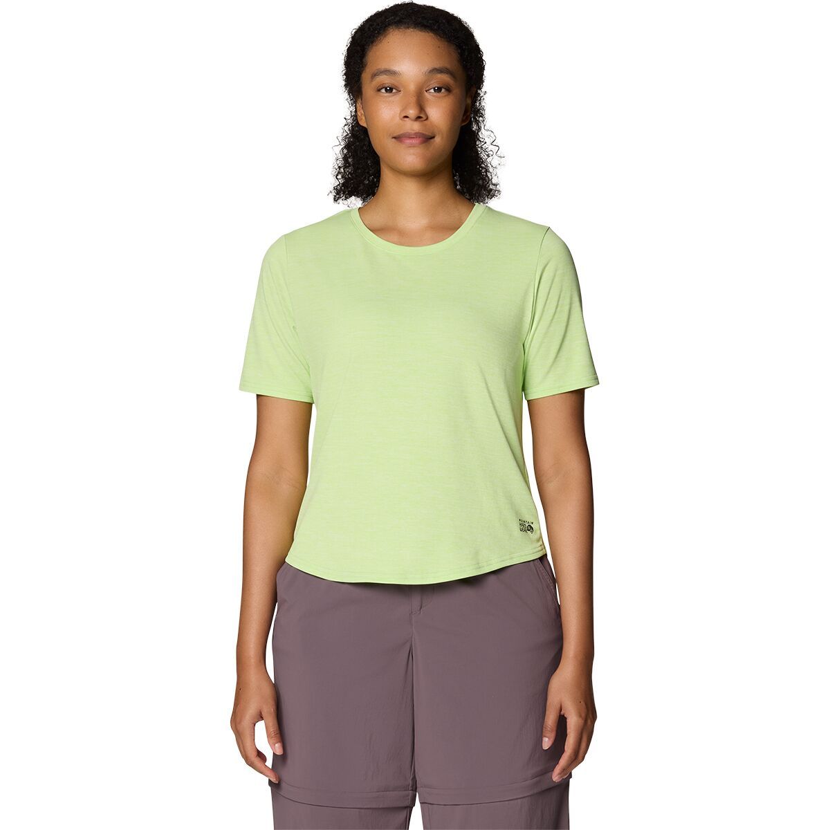 Image of Mountain Hardwear Sunblocker Short-Sleeve Top - Women's Frozen In Lime, XL
