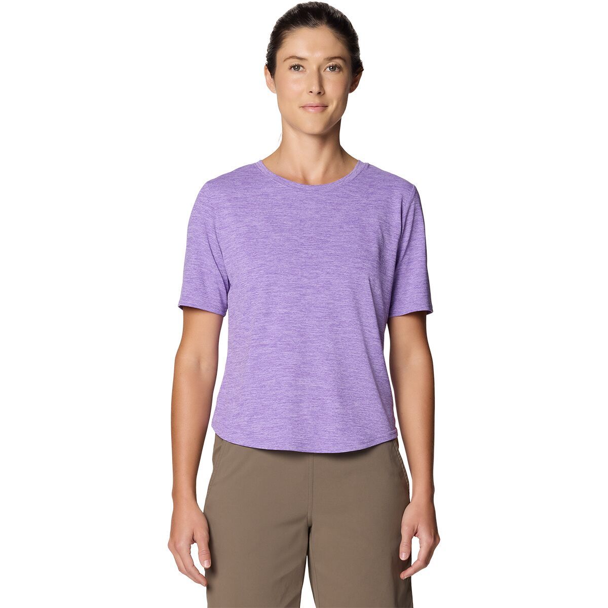 Image of Mountain Hardwear Sunblocker Short-Sleeve Top - Women's Harbor Violet, M