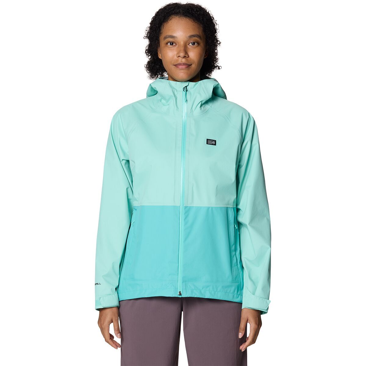 Image of Mountain Hardwear Threshold Jacket - Women's Icy Teal/Aqua Marina, XS