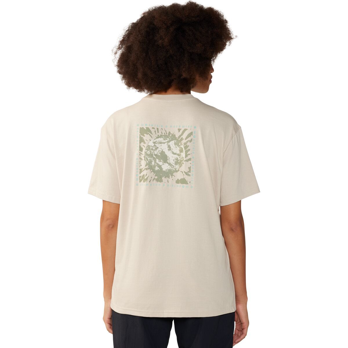 Image of Mountain Hardwear Tie Dye Earth Boxy Short-Sleeve Top - Women's Wild Oyster, S