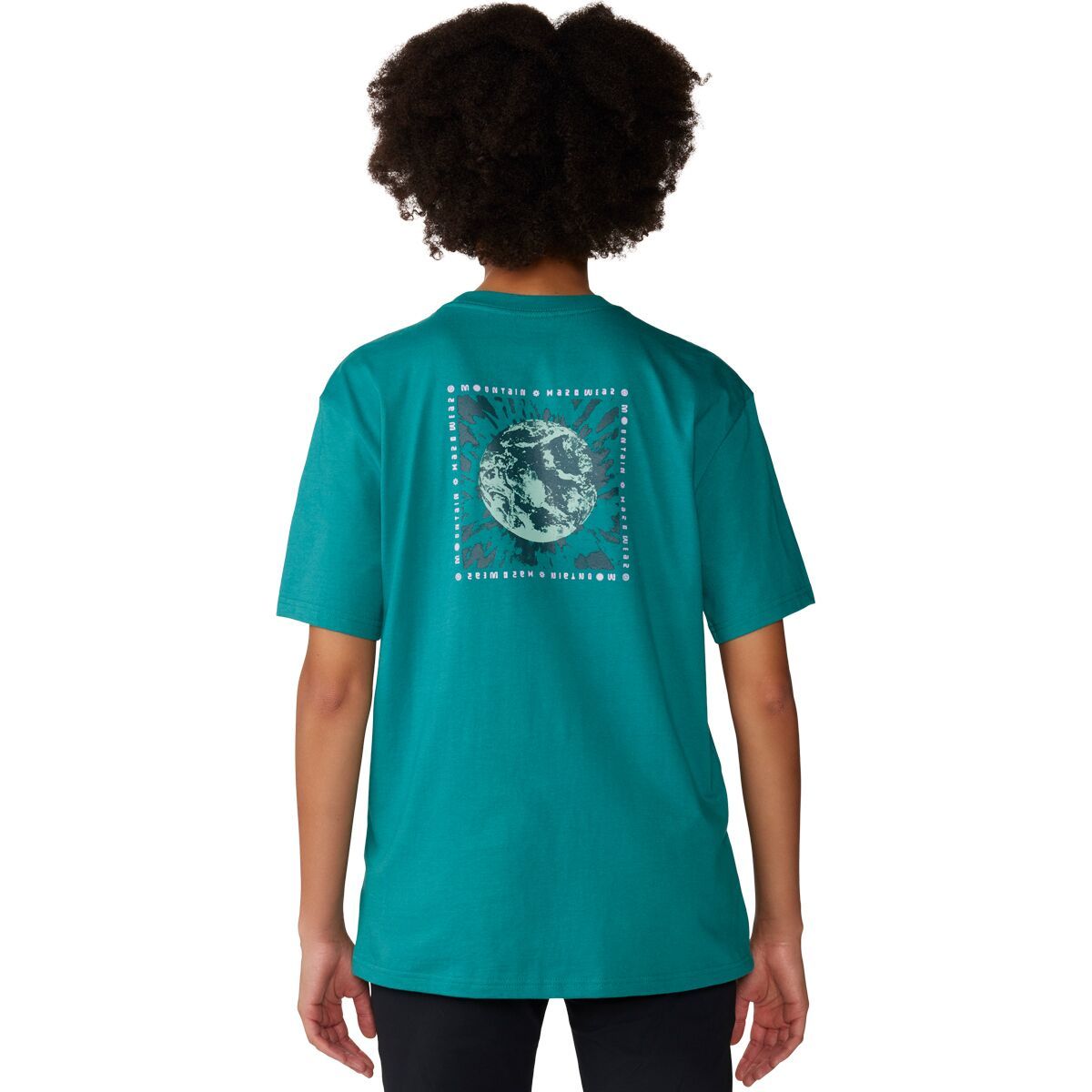 Image of Mountain Hardwear Tie Dye Earth Boxy Short-Sleeve Top - Women's Wintermint, XS