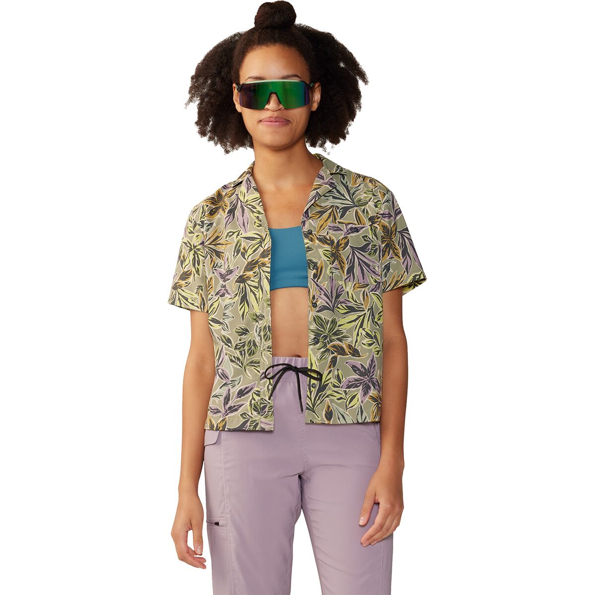 売れ筋商品|||マウンテンハードウェア カットソー トップス レディース Trail Sender Short-Sleeve Top - Women's Dark Zinc Floral Print Mountain Hardwear Trail Sender Short-Sleeve Top - Women's
