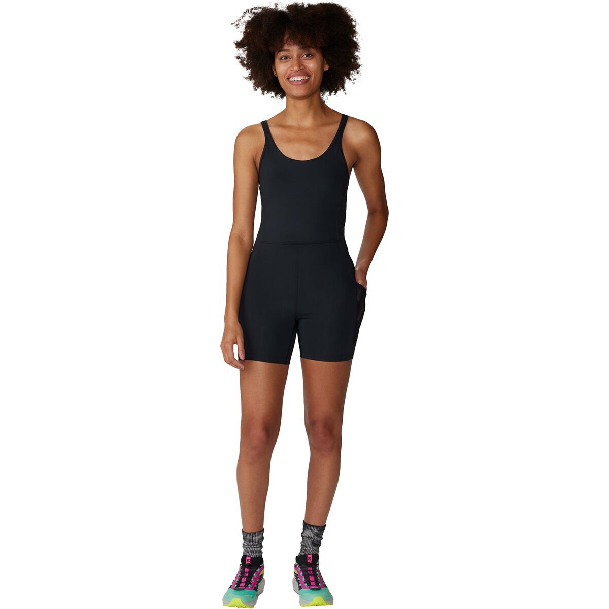 Image of Mountain Hardwear Yuba Trail Onesie - Women's Black, XS/Reg