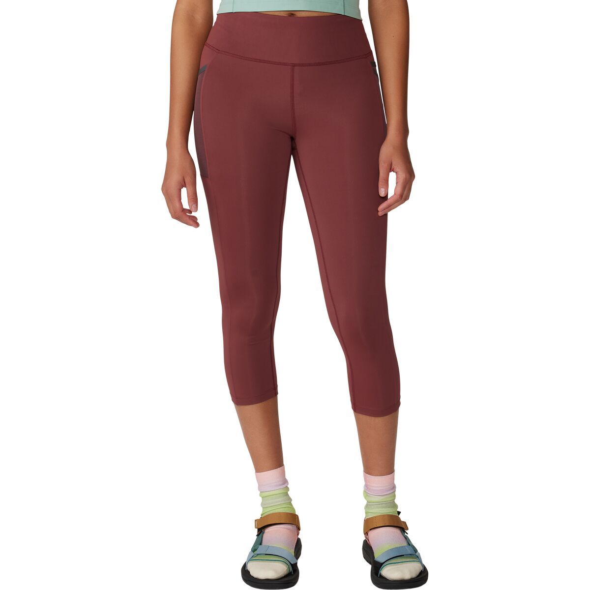 Image of Mountain Hardwear Yuba Trail Crop Pant - Women's Pluot, M/Reg