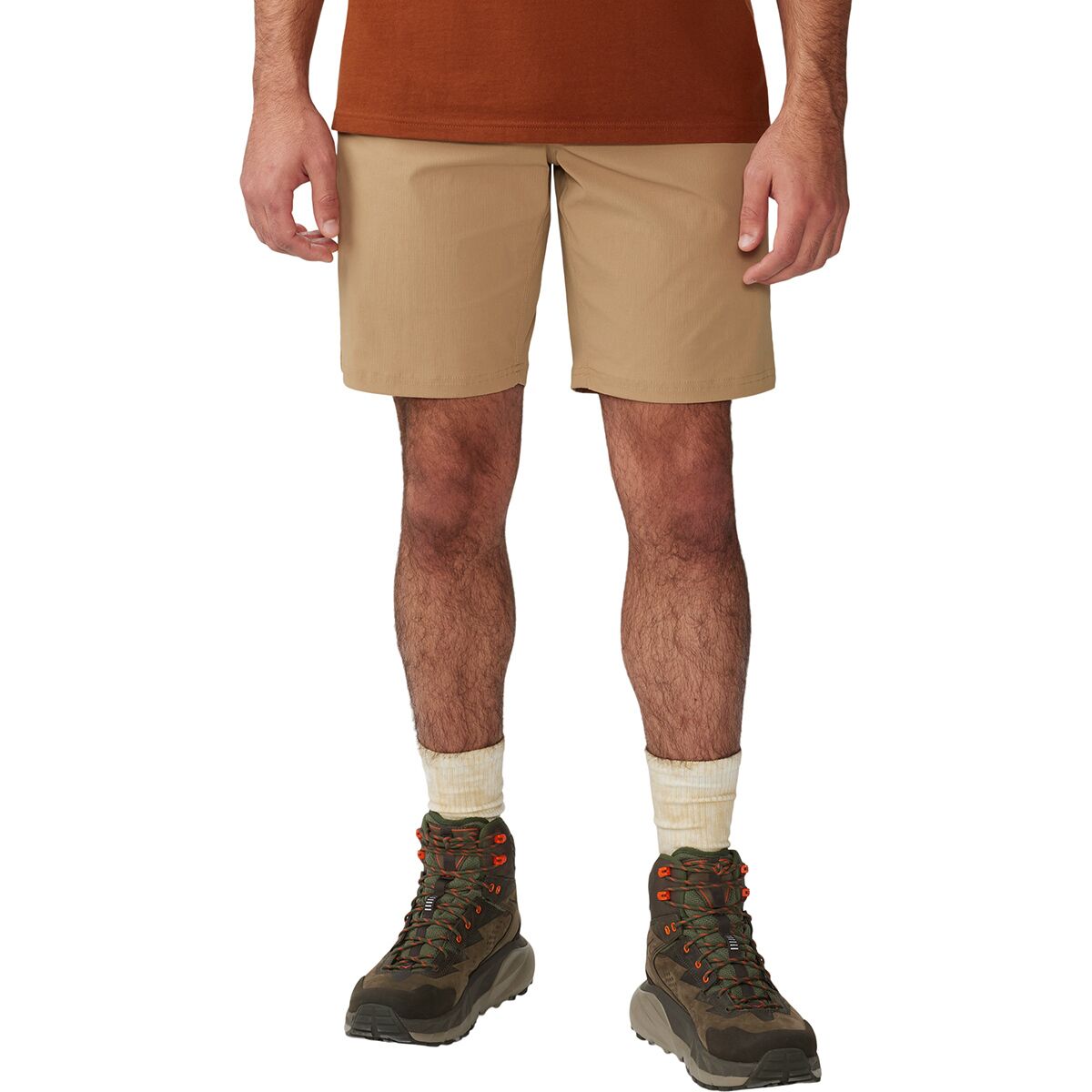 Image of Mountain Hardwear Traxion 7in Short - Men's Sandstorm, 40