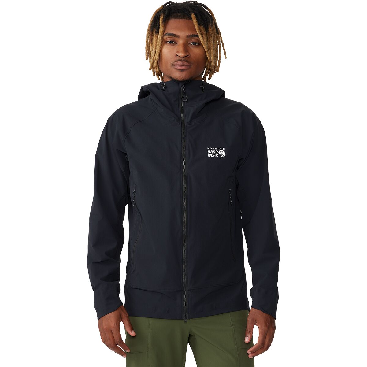 Image of Mountain Hardwear Chockstone Alpine LT Hooded Jacket - Men's Black, L