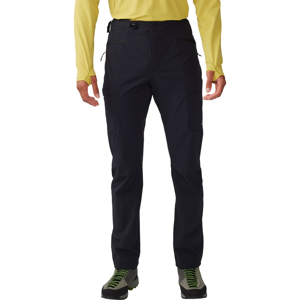 Image of Mountain Hardwear Chockstone Alpine LT Pant - Men's Black, L/Reg