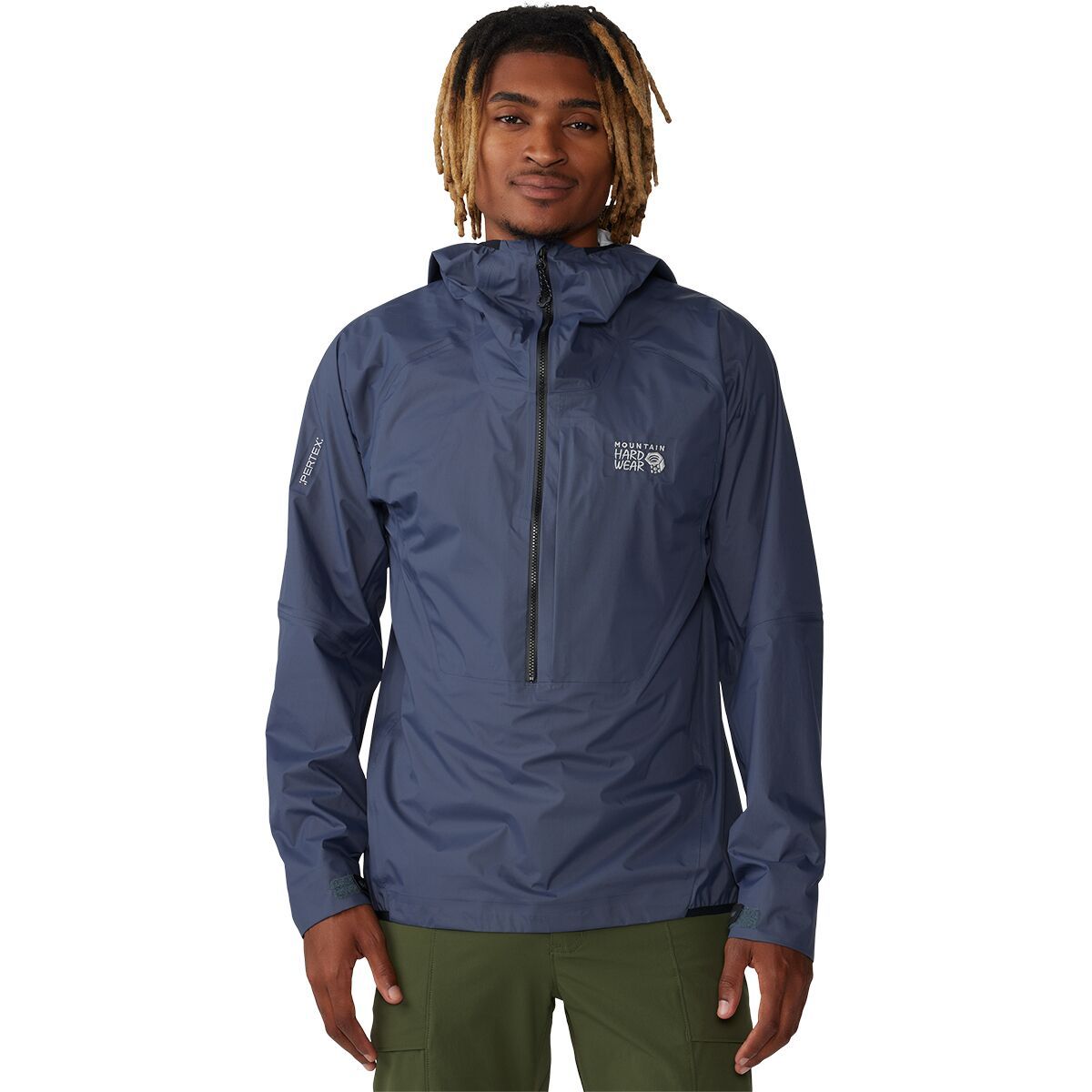Mountain Hardwear Premonition UL Anorak - Men's Blue Slate, XL