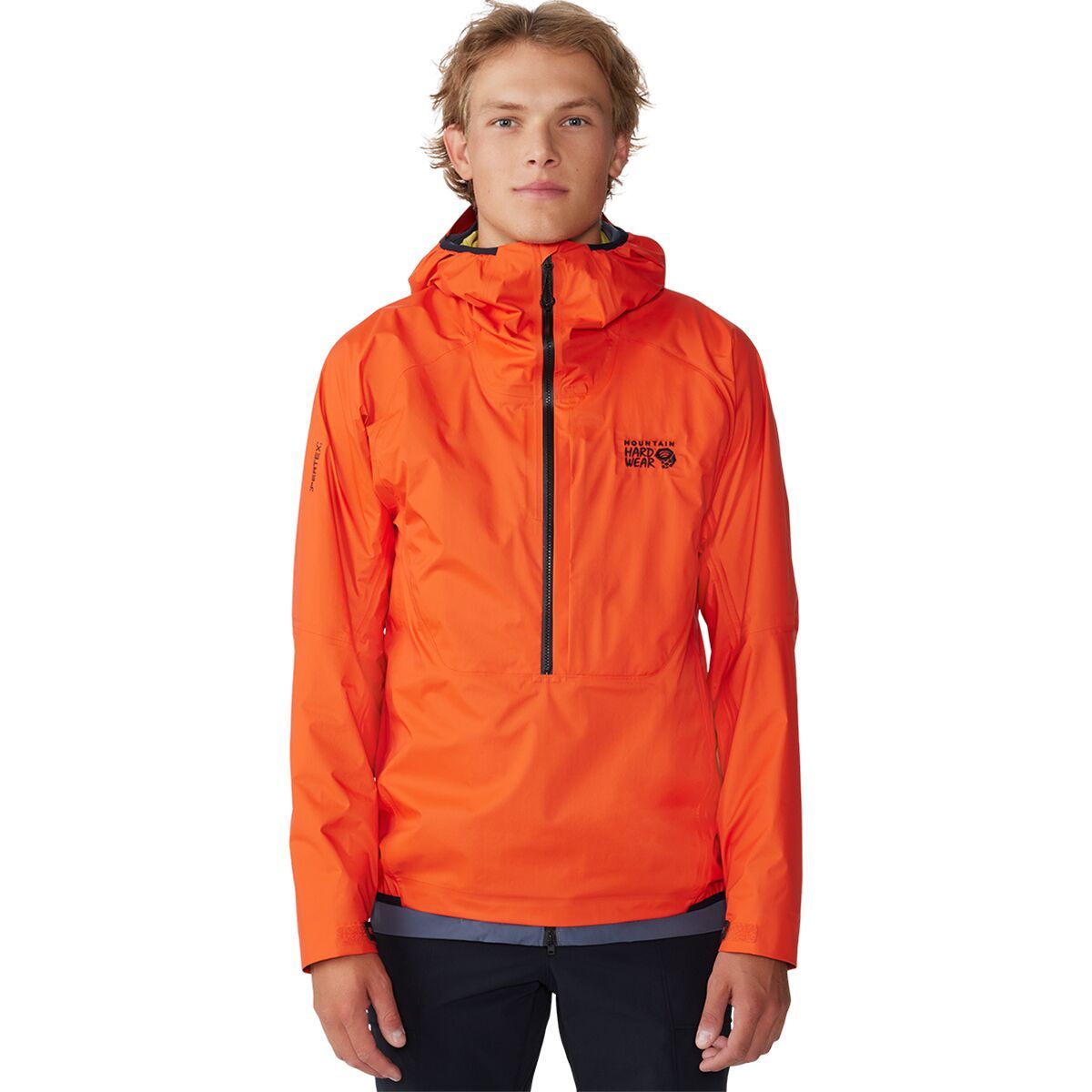 Image of Mountain Hardwear Premonition UL Anorak - Men's State Orange, XL