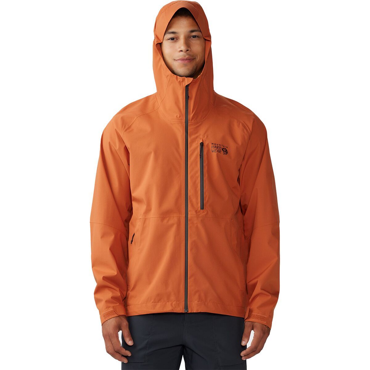 Image of Mountain Hardwear Stretch Ozonic Jacket - Men's Raw Carnelian, S