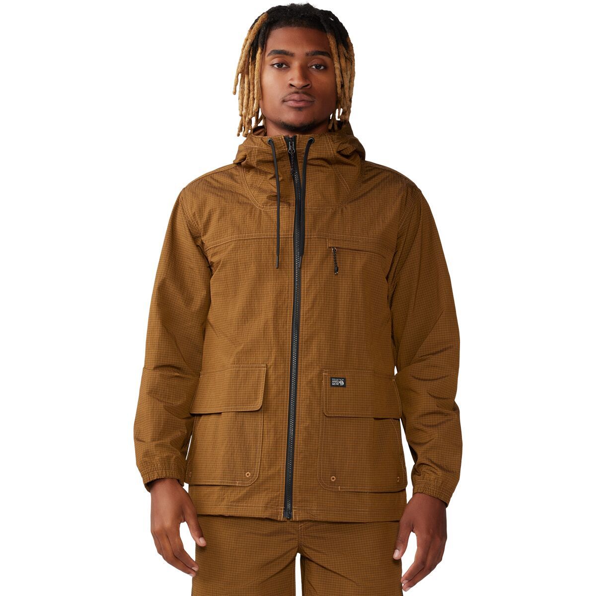 Mountain Hardwear Stryder Full-Zip Jacket - Men's Copper Clay Ripstop, M