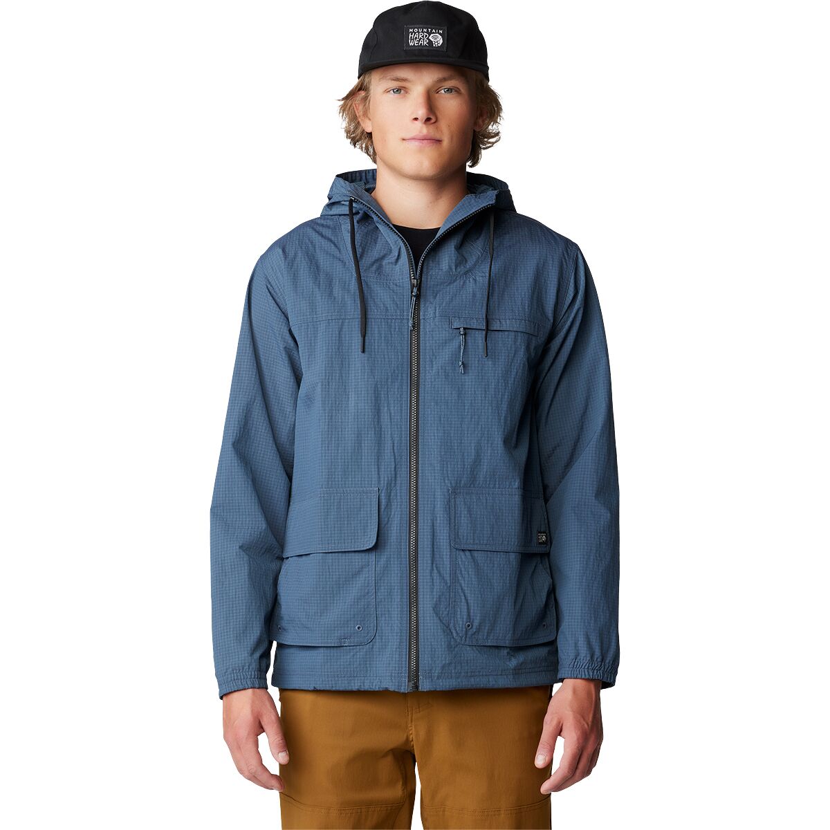 Image of Mountain Hardwear Stryder Full-Zip Jacket - Men's Montauk Blue, L
