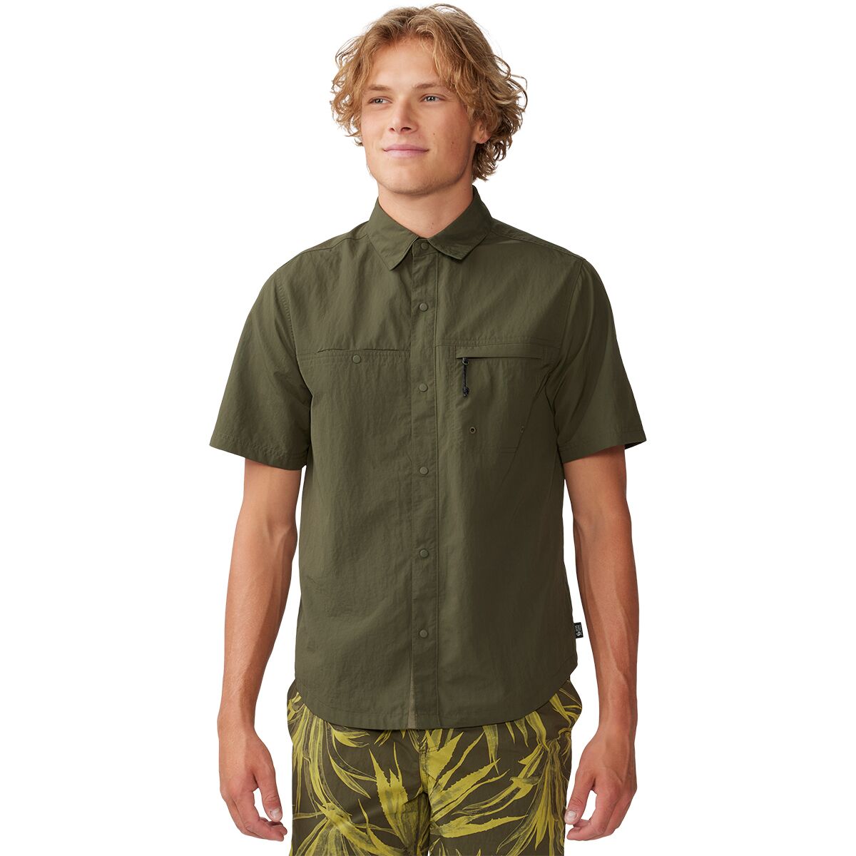 Mountain Hardwear Mountain Hardwear Stryder Short-Sleeve Shirt - Men's Dark Pine, S