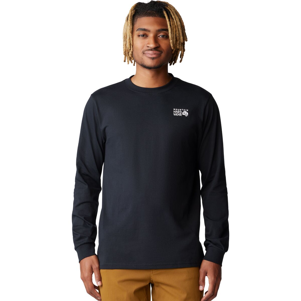 Image of Mountain Hardwear Back Logo M Long-Sleeve T-Shirt - Men's Black, XL