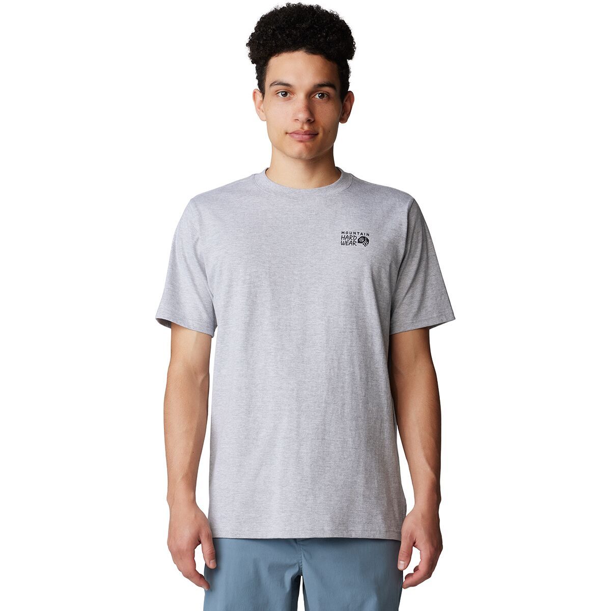 Image of Mountain Hardwear Back Logo M Short-Sleeve T-Shirt - Men's Hardwear Grey Heather, S